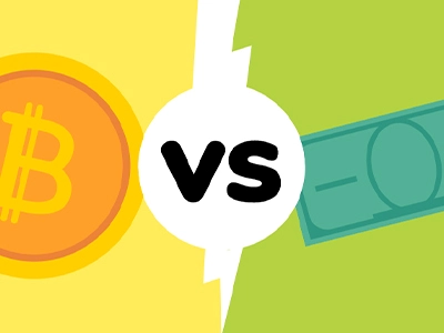 Bitcoin versus Dinheiro