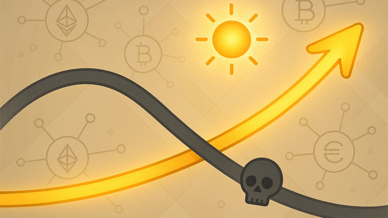 Golden Cross e Death Cross no gráfico de criptomoedas