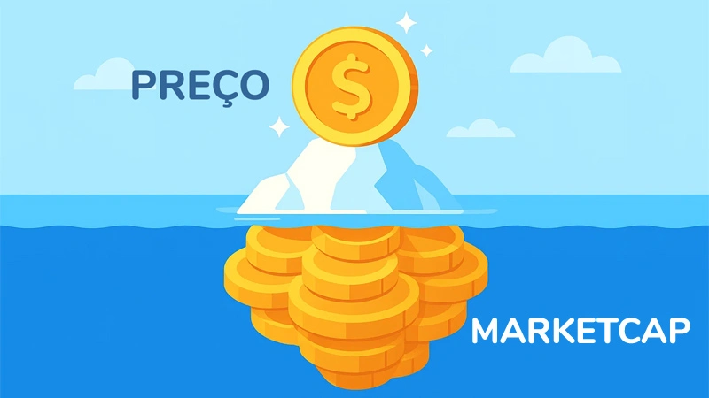 Por que o marketcap importa mais que o preço da cripto