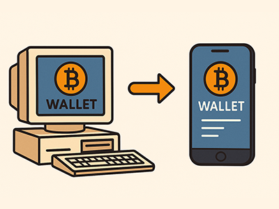 História das primeiras carteiras de Bitcoin